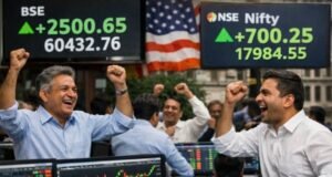 Share Market Today : ट्रंप की टैरिफ राहत से भारतीय शेयर बाजार में धमाका, सेंसेक्स 2500 और निफ्टी 700 अंक उछला